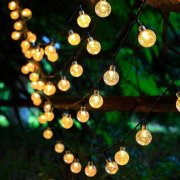 mafiti 12 Meter Outdoor LED Solar Lichterkette