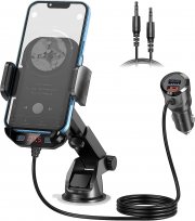 Magift 3 in1 Bluetooth FM Transmitter mit Telefonhalterung