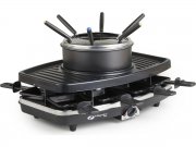 MAGNANI 3 in 1 Raclette, Fondue & Grillplatte Set f&uuml;r 8 Personen