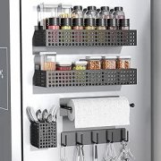 Magnetisches K&uuml;chenregal f&uuml;r den K&uuml;hlschrank im 5er-Set