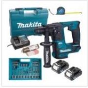 Makita 10.8 V SDS+ Akku Bohrhammer+ 2x Akku 2.0Ah + Bits Bohrerset+ Koffer f&uuml;r 129,95&euro;