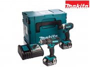 Makita 18 V Kombiset Akku-Bohrer & Schlagschrauber 2x 5,0 Ah Akku & Box
