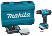 Makita DF347DWAE 14,4 V Akku-Bohrschrauber inkl. 2 x Akku und Ladeger&auml;t