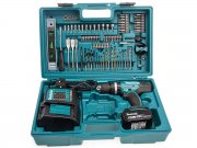 Makita DHP453FX12-4 Akkuschrauber und Schlagbohrmaschine 18 V mit 101-tlg. Zubeh&ouml;r