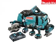 Makita Powertool-Kombiset, 18 V, 3x Akkus f&uuml;r 808,90&euro; statt 1099,95&euro;
