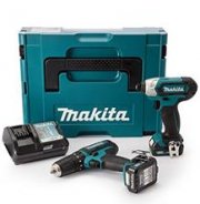 Makita Set mit HP 3Akku Schlagbohrschr. und TD 110 D Akku Schlagschrauber + Akku 154,36&euro;