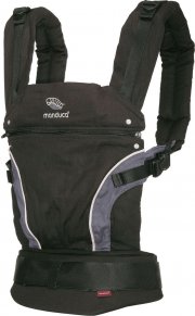 manduca Babytrage First HempCotten black
