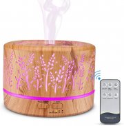 MANLI 500 ml Aroma Diffusor mit 7 beruhigenden LED-Stimmungslichtern