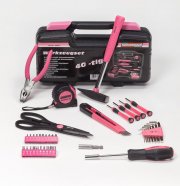 Mannesmann Werkzeugkoffer 40teilig pink f&uuml;r 14,92&euro; statt 19,95&euro;