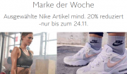 Marke der Woche: Ausgew&auml;hlte Nike Artikel mindestens um 20% reduziert im Otto Shop