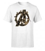 Marvel Avengers Infinity War T-Shirt f&uuml;r 11&euro; - Rundhals-Logoshirt