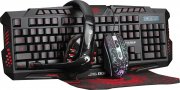 Marvo CM380 4 in 1 Gaming Combo mit Tastatur, Maus, Headset und Mauspad