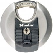 Master Lock M50EURD Disc-Vorh&auml;ngeschloss mit 4 Schl&uuml;ssel