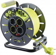 Masterplug Pro-XT 40 Meter Kabeltrommel mit 4 Steckdosen
