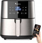 MasterPro Foodies BGMP-9167 XXL AirFryer Hei&szlig;luftfritteuse mit 6L Fassungsverm&ouml;gen