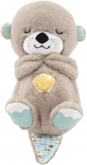 Mattel Fisher-Price FXC66 Schlummer-Otter Spieluhr aus Pl&uuml;sch, mehrfarbig
