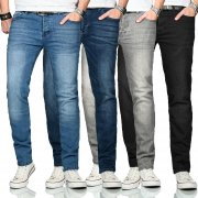 Maurelio Modriano Herren Jeanshosen Regular Slim