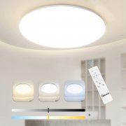 Maxuni 24W 33cm LED Deckenleuchte mit Fernbedienung
