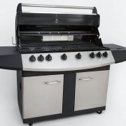 Mayer Barbeque Zunda MGG-361 6 Brenner Edelstahl Gasgrill mit Seitenbrenner 