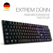 Mechanische Tastatur HAVIT Gaming tastatur mit RGB Hintergrundbeleuchtung