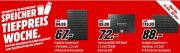 Media Markt Speicher Tiefpreiswoche mit Festplatten, USB-Sticks und Speicherkarten