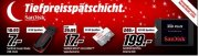 Media Markt Tiefpreissp&auml;tschicht mit Angeboten von SanDisk