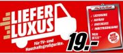 MediaMarkt Lieferluxus f&uuml;r 19&euro; f&uuml;r TV- oder Haushaltsgro&szlig;ger&auml;te ab 299&euro; Bestellwert