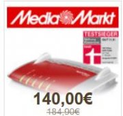 MediaMarkt: Netzwerk Tiefpreissp&auml;tschicht, z.B. FRITZ!BOX 6490 Cable
