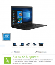 Medion AKOYA E4253 14" Full HD, Intel Pentium N5000, 4GB DDR4, 64GB eMMC, Win 10 S 