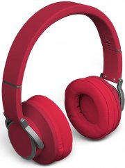 MEDION LIFE E62113 Bluetooth NFC Kopfh&ouml;rer mit X-Bass Funktion in rot