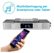 MEDION Life E66550 MD 43550 K&uuml;chen Unterbauradio mit Bluetooth-Funktion