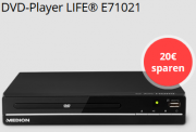 MEDION LIFE E7102 DVD-Player, HDMI, USB, Xvid und MPEG4 kompatibel