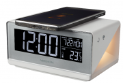 MEDION LIFE E75009 Weckstation mit kabelloser QI Ladefunktion f&uuml;r Smartphones und Nachtlicht