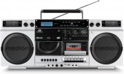 Medion LIFE P66538 Retro Ghettoblaster mit CD-Player, Kassettenrecorder, DAB+ Radio und Bluetooth