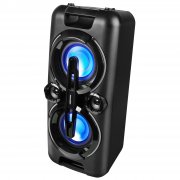 MEDION LIFE P67013 Bluetooth Partylautsprecher mit farbigen LED-Lichteffekten f&uuml;r 99,95 Euro