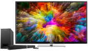 MEDION LIFE X14321 108cm (43") Ultra HD, DTS HD, HD Triple Tuner Smart-TV inkl. 2.1 TV Soundbar