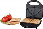 Medion MD 19788 Sandwichmaker mit Wechselplatten f&uuml;r Sandwich, Waffel oder Panini