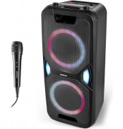 MEDION P61468 Party-Soundsystem 2X 220 Watt Kompaktanlage mit Bluetooth, Radio und Mikrofon