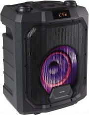 MEDION P61988 500 Watt Party-Soundsystem mit Karaoke, Bluetooth und 4000mAh Akku