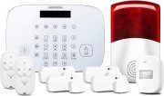 MEDION Smart Home Set mit Alarmzentrale, T&uuml;r und Fensterkontakte, Au&szlig;ensirene und mehr
