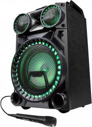 MEDION X64030 Party-Soundsystem Bluetooth 2.1, 100 Watt, Mikrofon- und Gitarrenanschluss