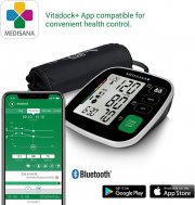 Medisana BU 546 connect Bluetooth Oberarm-Blutdruckmessger&auml;t mit gro&szlig;er Manschette