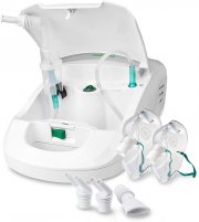 Medisana IN 550 Inhalator mit Mundst&uuml;ck und Maske bei Erk&auml;ltungen oder Asthma mit extra viel Zubeh&ouml;r