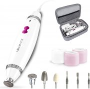 Medisana MP840 elektrisches Manik&uuml;re & Pedik&uuml;re-Set mit 7 Nagelpflege Aufs&auml;tzen