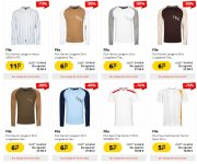 Mega Aktion - Alles neu eingetroffen und unter 30 Euro! z.B. Fila Shirt nur 6,99&euro;