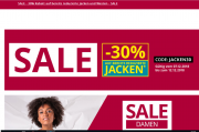 MEGA! Bei Takko gibts 30% Extra-Rabatt auf bereits reduzierte Artikel f&uuml;r Winterjacken