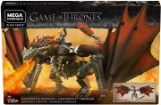Mega Construx GKG97 Game of Thrones Daenerys und Drogon Bauset mit 735 Bausteinen