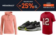 Megadeals mit 25% Extra-Rabatt On Top auf Kleidung, Schuhe und Ausr&uuml;stung bei SportScheck