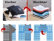 Megageil! W&auml;sche-Faltbrett f&uuml;r Hemden & Co., 68 x 57 cm, blau, klappbar GRATIS, nur VSK