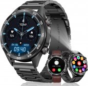 MEGALITH i118 Smartwatch und Fitnessuhr mit Telefonfunktion und 100+ Sportmodi